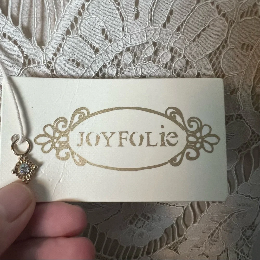 Joyfolie - Girls Cream Lace Bodice Maxi Dress NWT - Size 7